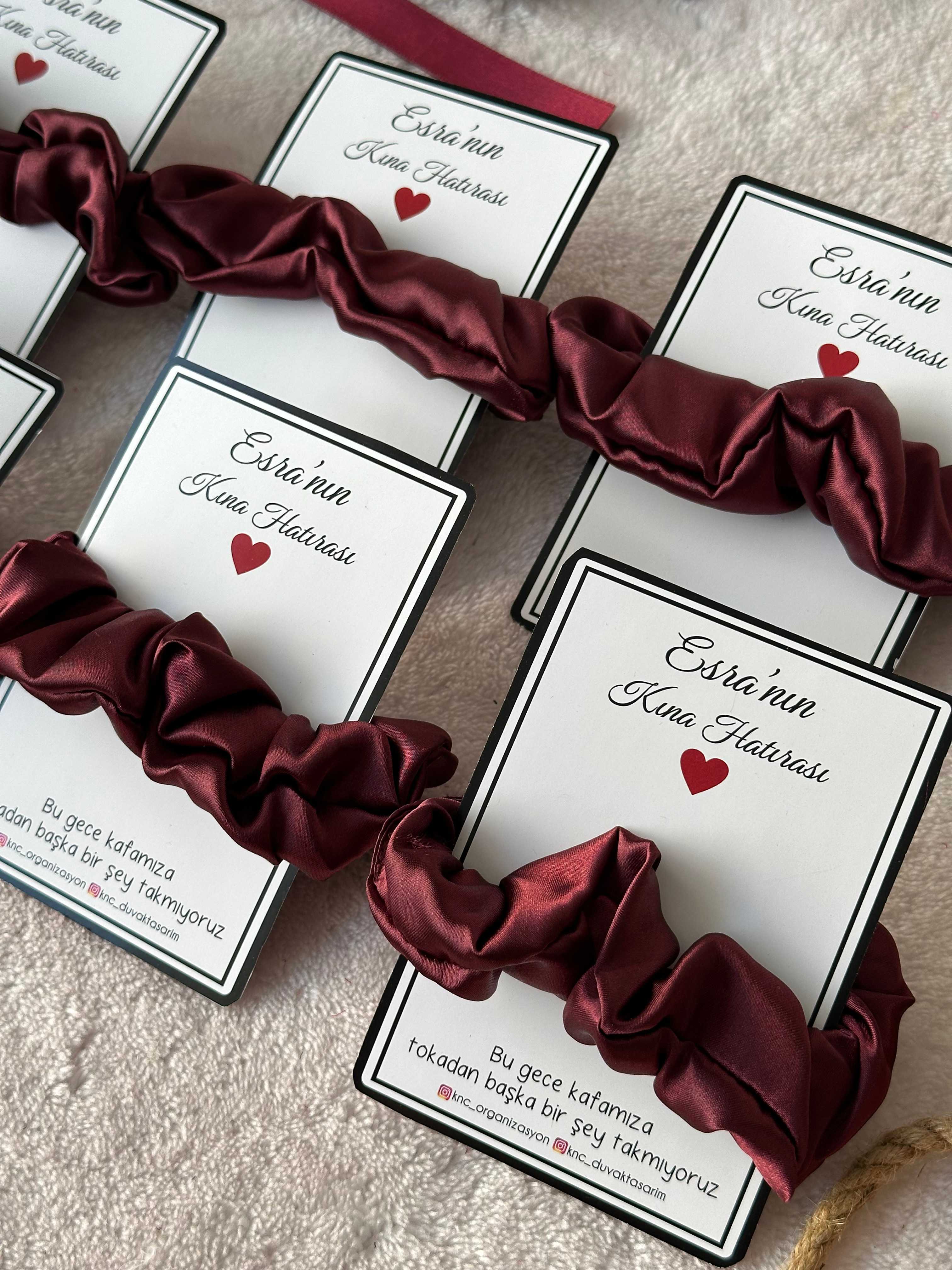 Kişiye Özel Kartlı Nedime Hediyesi Toka / Kına Gecesi Hatırası - souvenir