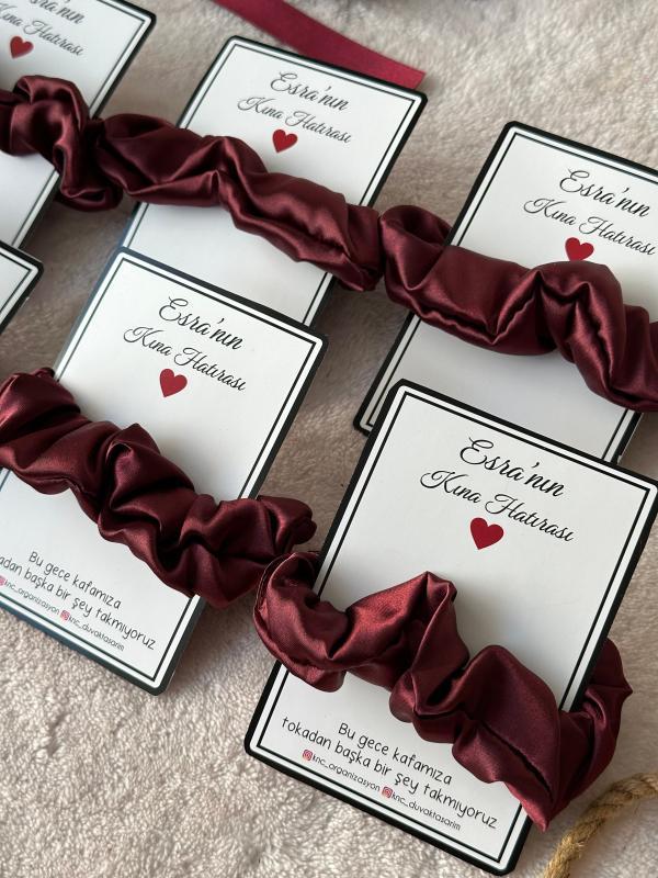 Kişiye Özel Kartlı Nedime Hediyesi Toka / Kına Gecesi Hatırası - souvenir